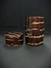 Load image into Gallery viewer, Natural sakura wood tea caddy W251