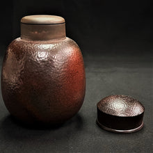Load image into Gallery viewer, Tokoname Red Clay Tea Caddy WM2