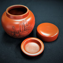 Load image into Gallery viewer, Tokoname Red Clay Tea Caddy WM80
