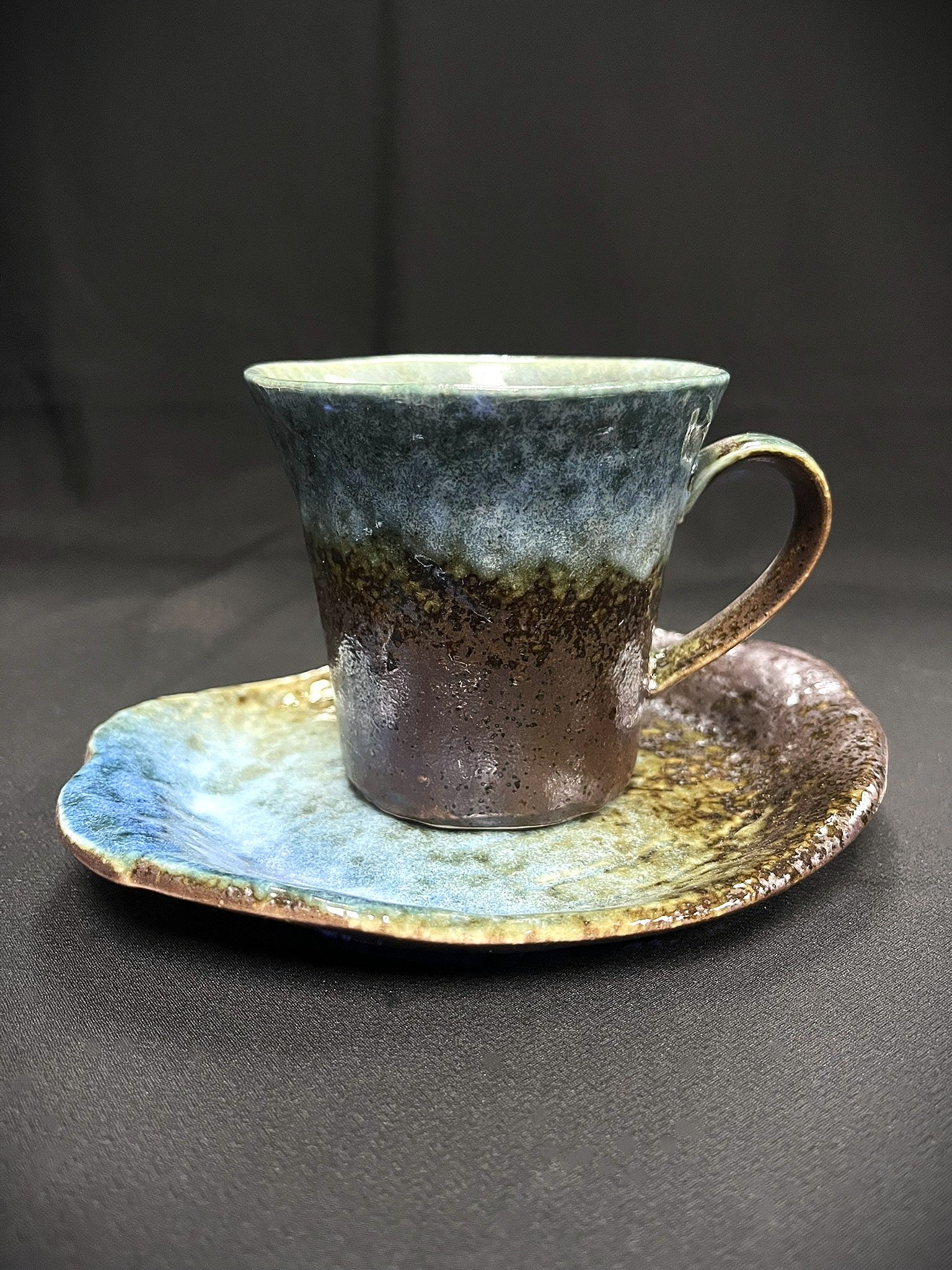 常滑陶土：杯碟604-507 – HOJO TEA MY