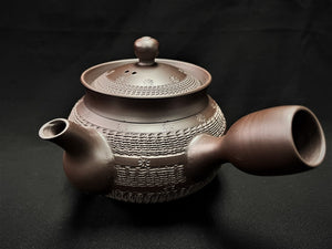 178 Banko Yaki Purple Clay Tea Pot 300ml