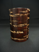 Load image into Gallery viewer, Natural sakura wood tea caddy W251
