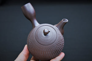 193 Banko Yaki Purple Clay Tea Pot 140ml