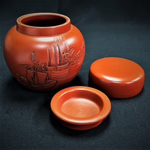 Load image into Gallery viewer, Tokoname Red Clay Tea Caddy WM80

